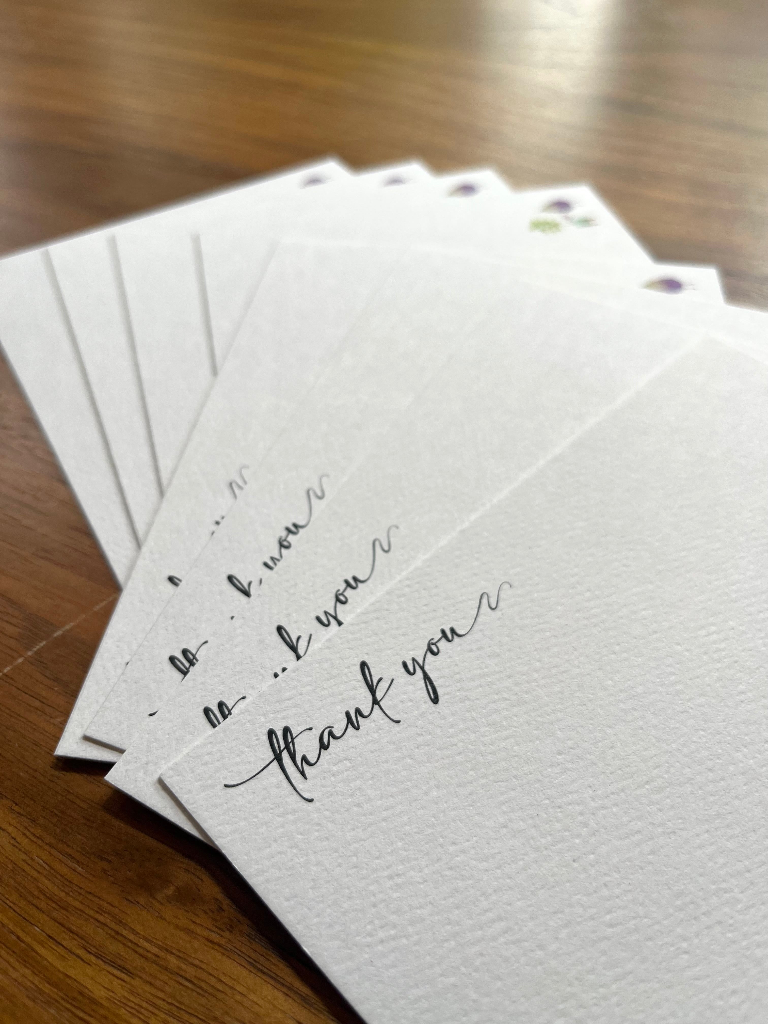 Thank You Flat Note Set