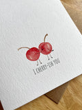I Cherry-ish You | Valentine Card