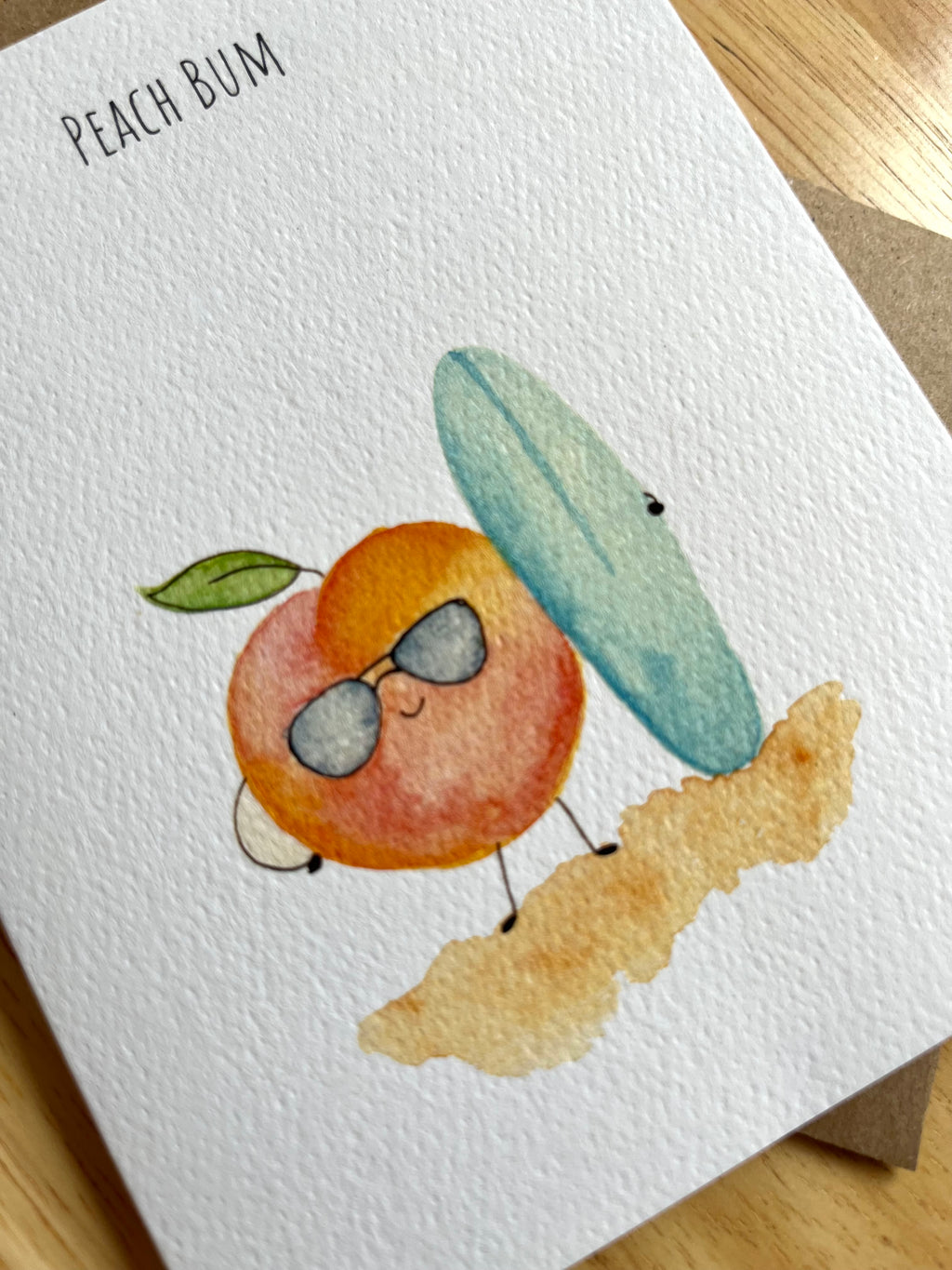 Peach Bum | Summer Celebration Card