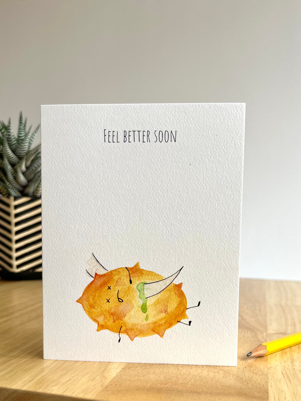 Horned Melon | Get Well Card