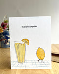 Mourning Lemon Card | Sympathy Card