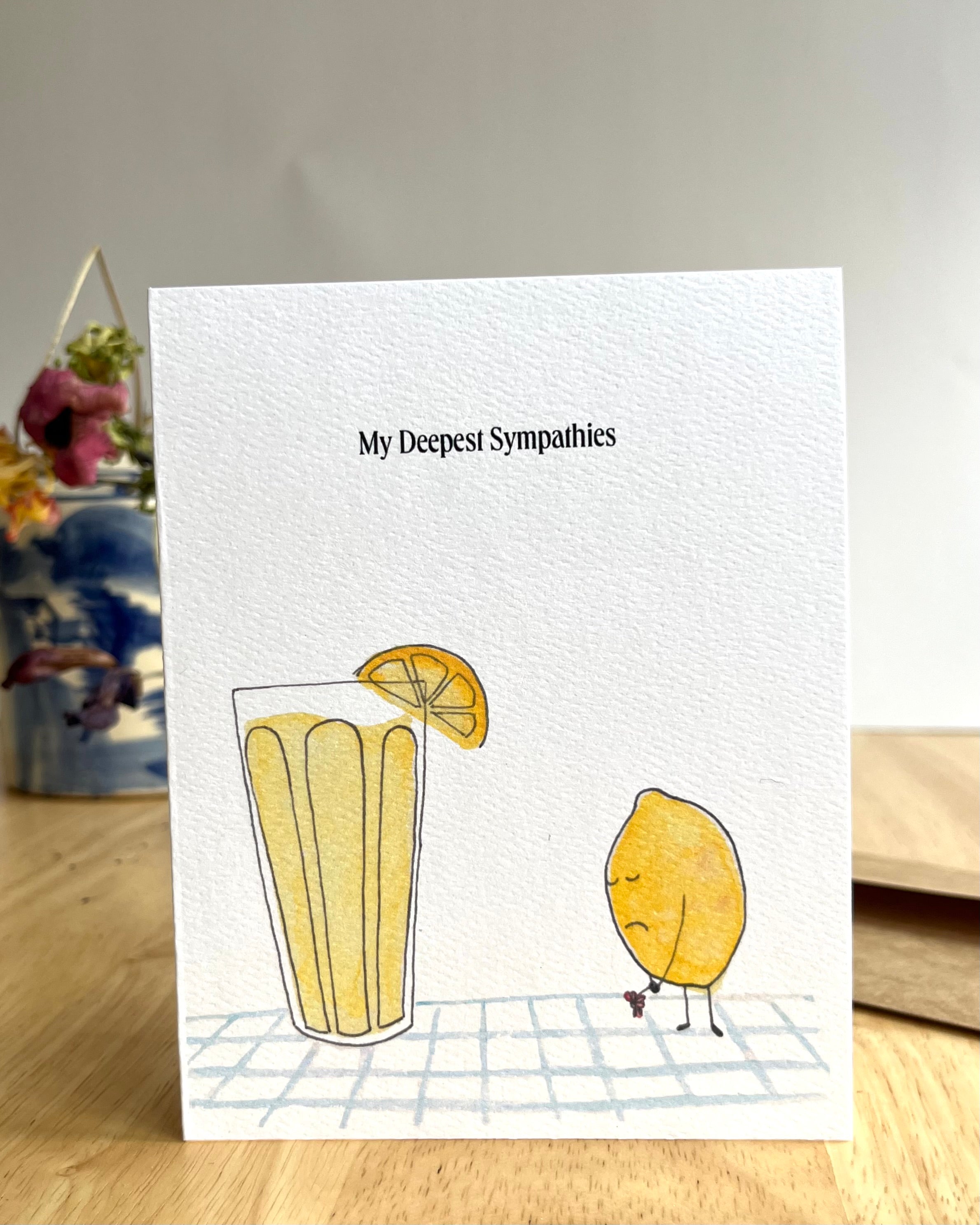 Mourning Lemon Card | Sympathy Card