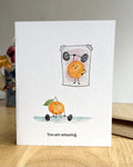 Ambitious Tangerine | Encouragement Card