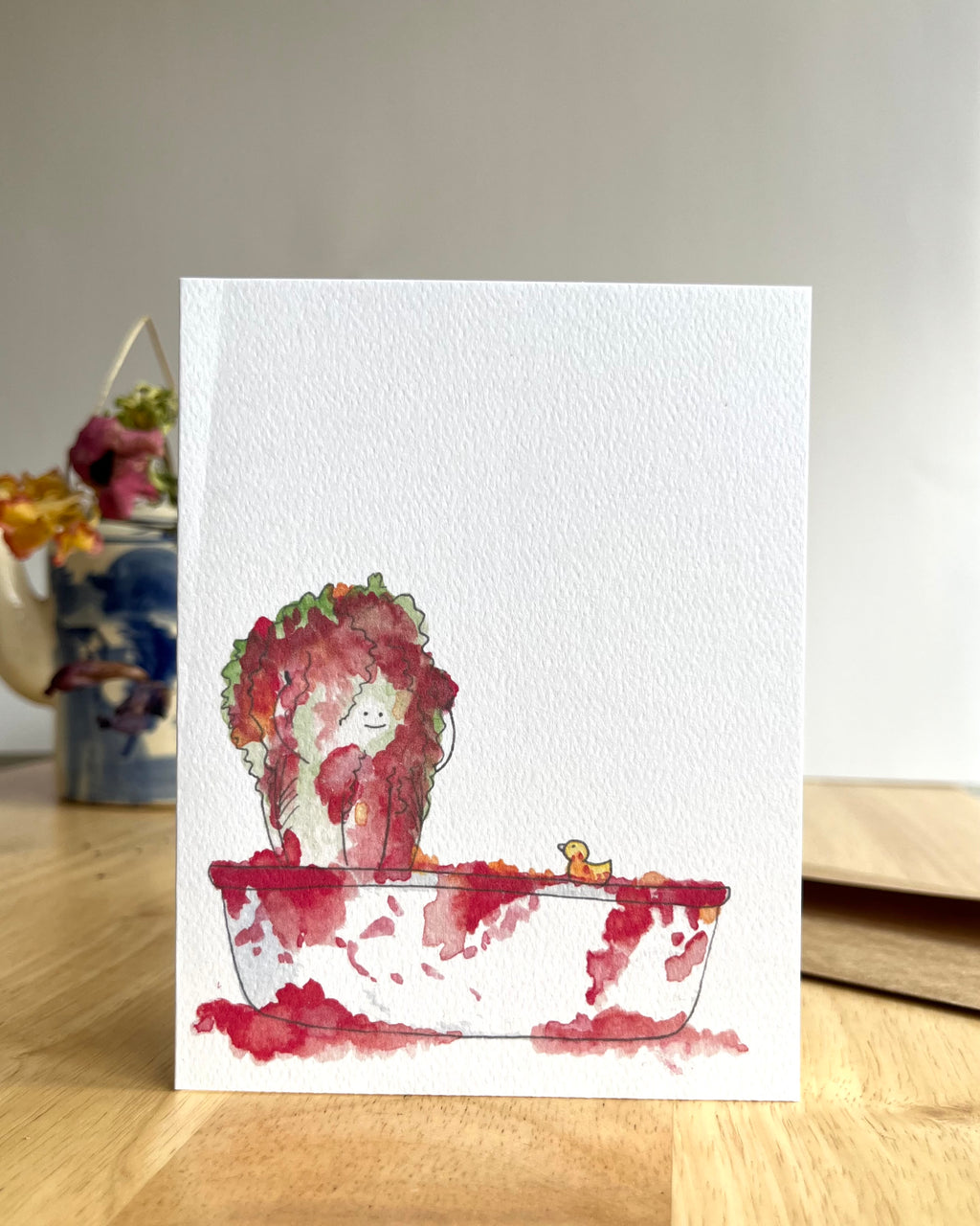 Kimchi Bath Card | Art Card