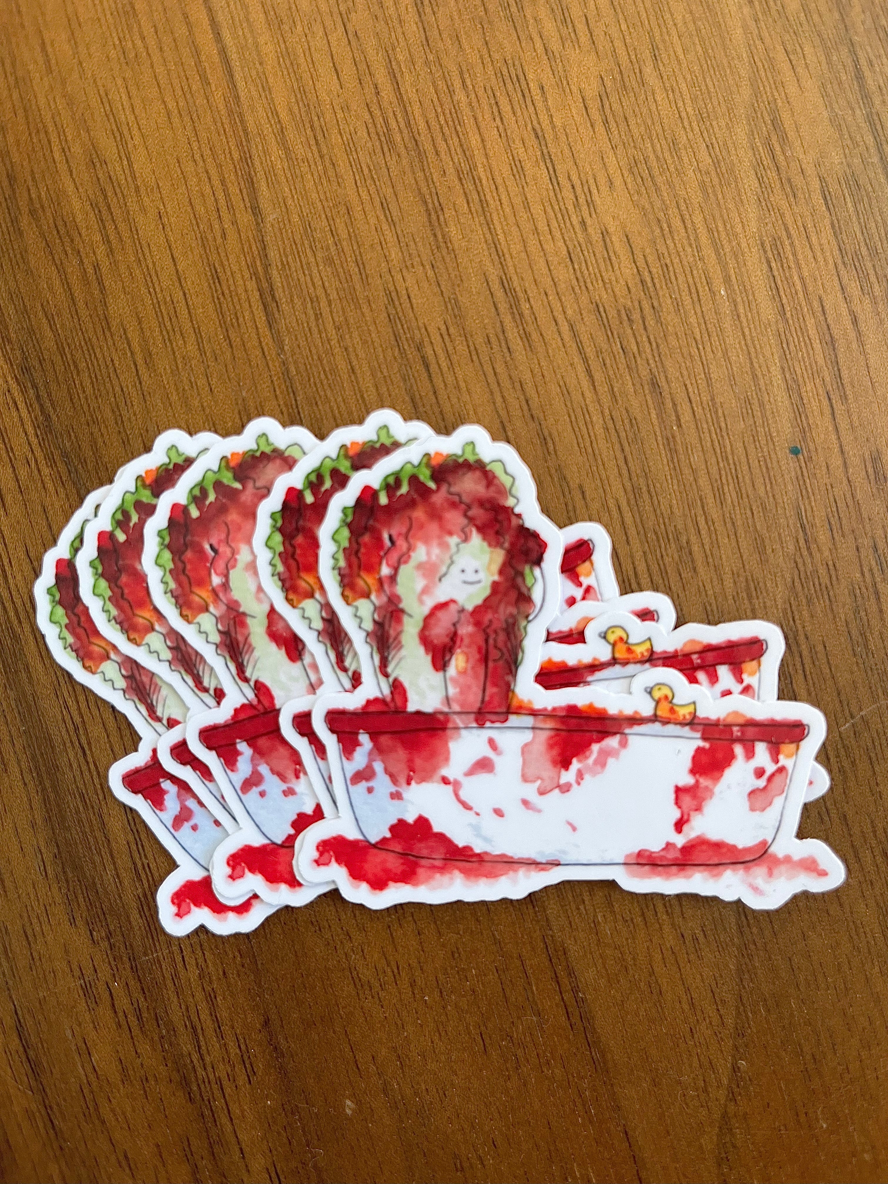 Kimchi Bath Sticker