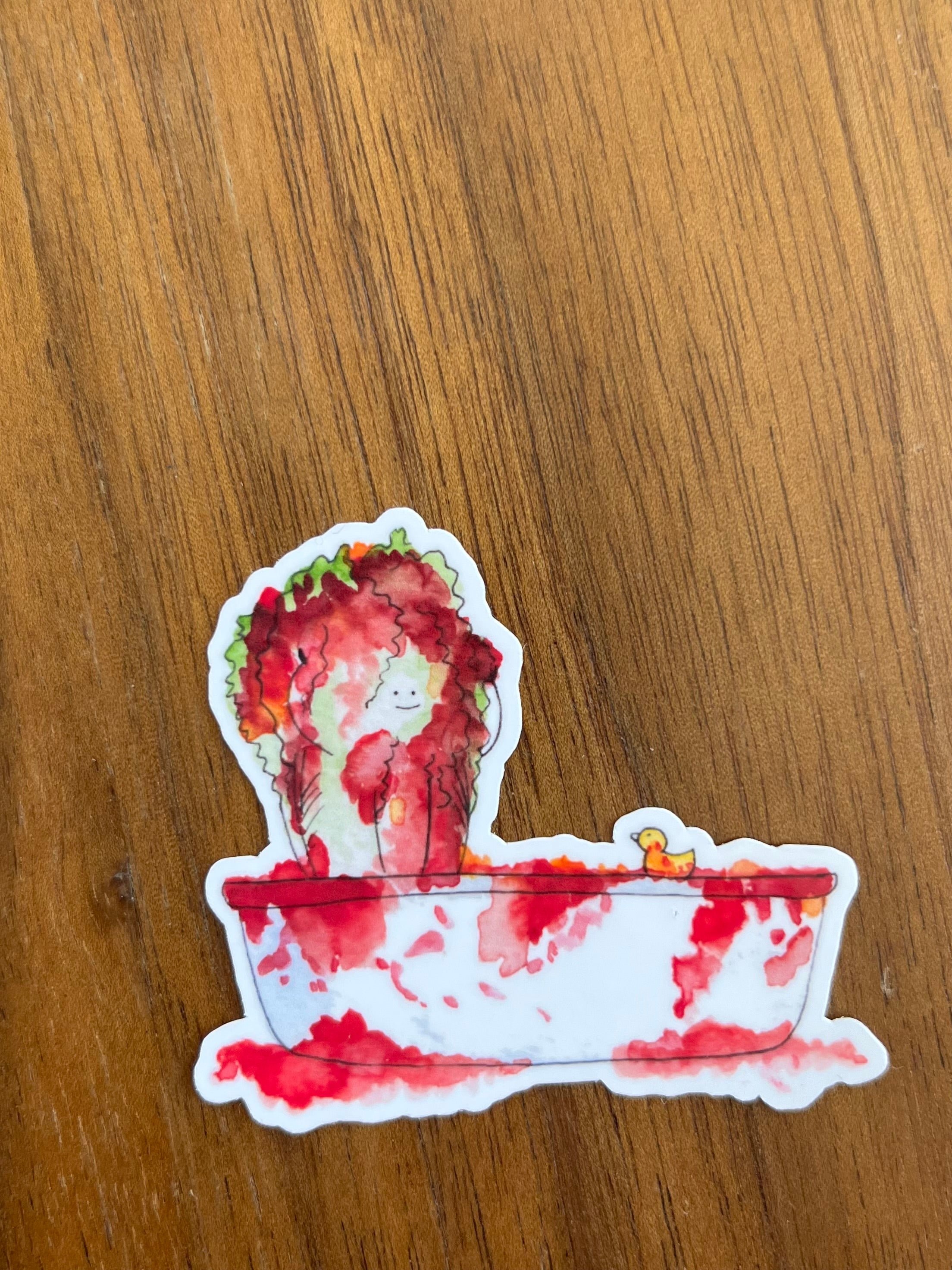 Kimchi Bath Sticker