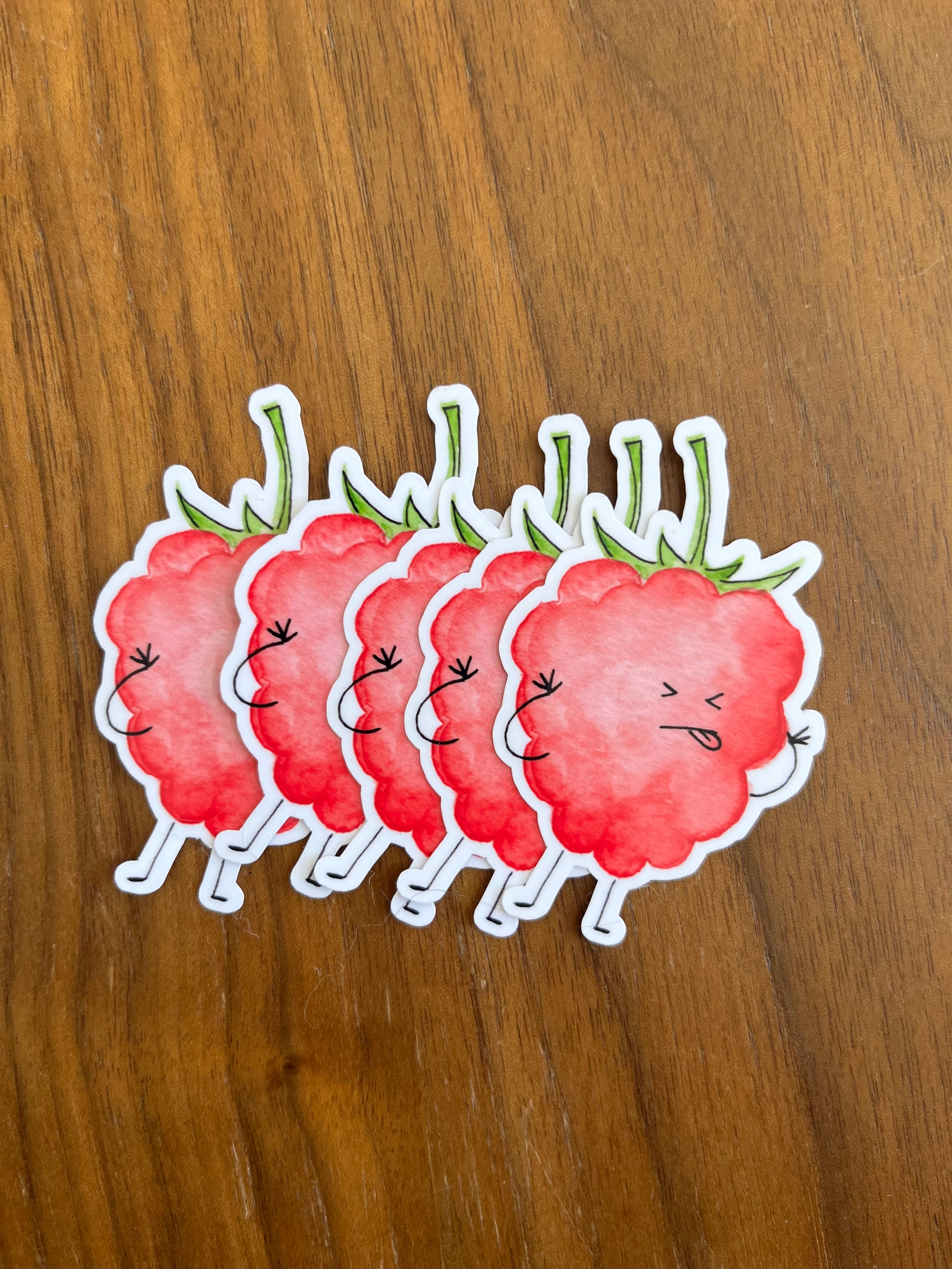 Raspberry Sticker