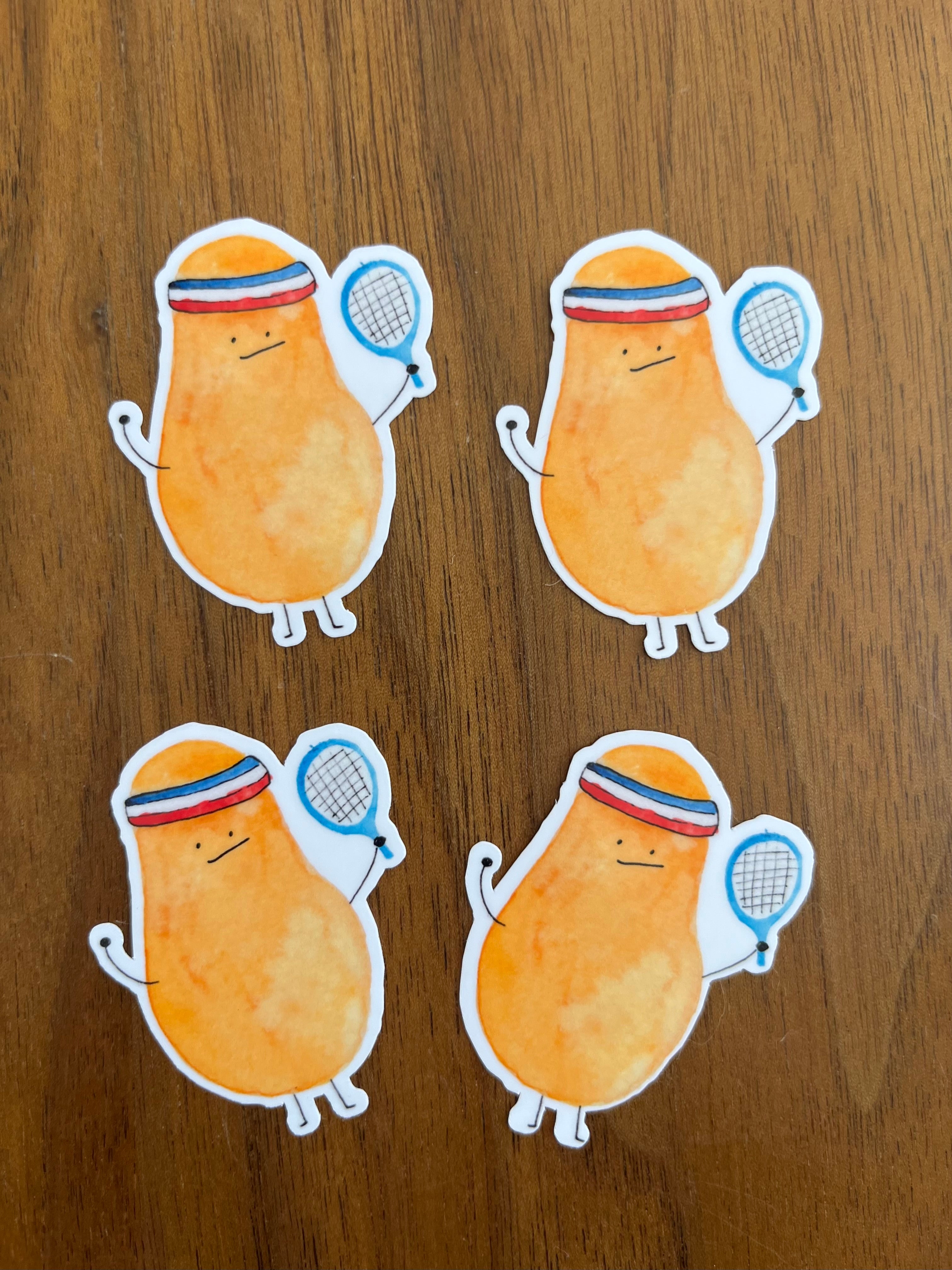 Active Couch Potato Sticker