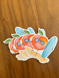 Peach Bum Sticker