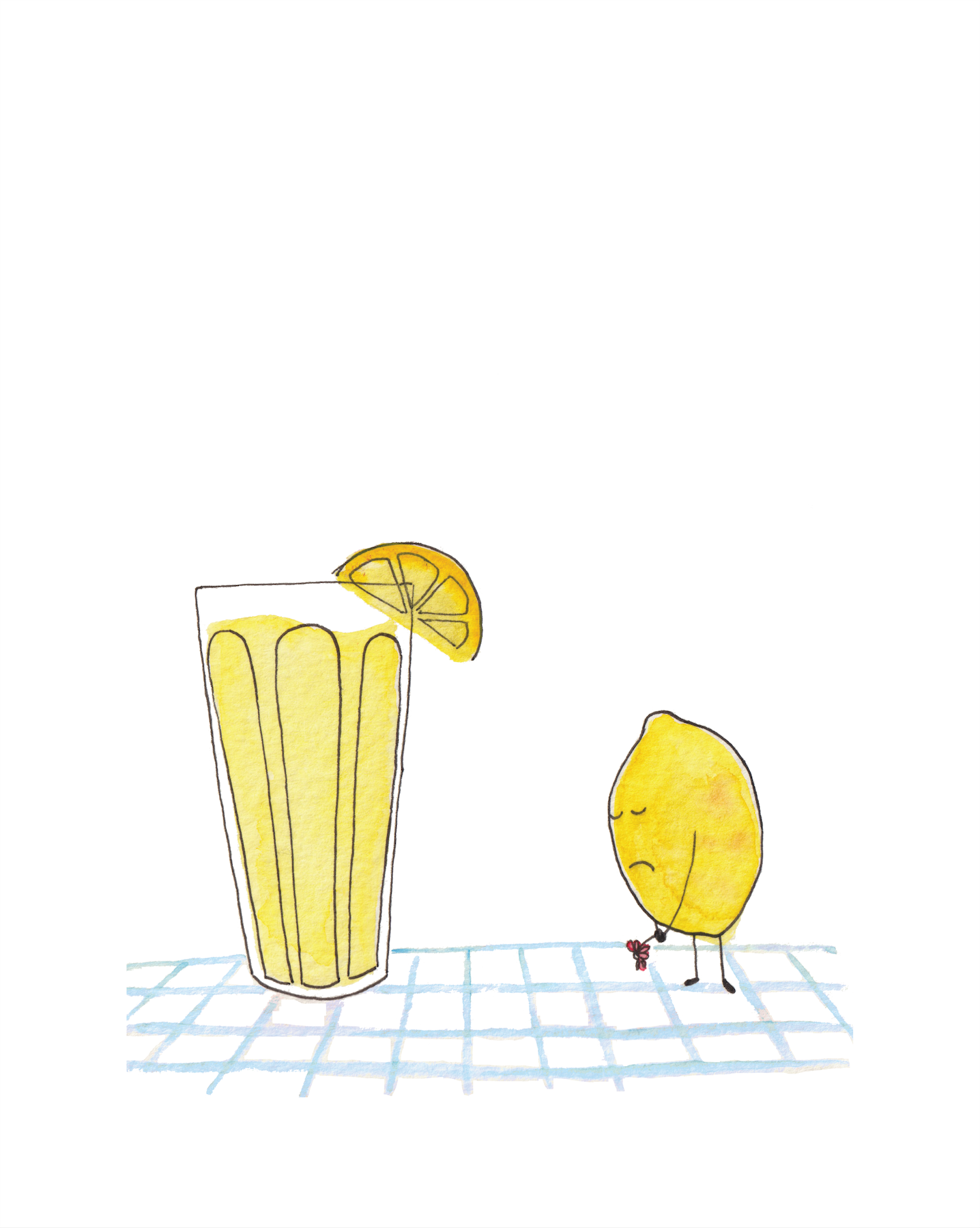Mourning Lemon Art Print