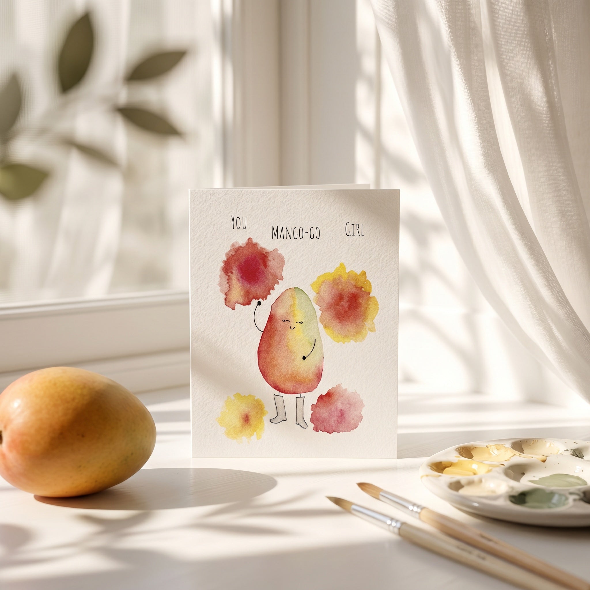 You Mango-go Girl | Friendship and Encouragement Card