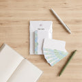 Sea foam watercolor mini notes