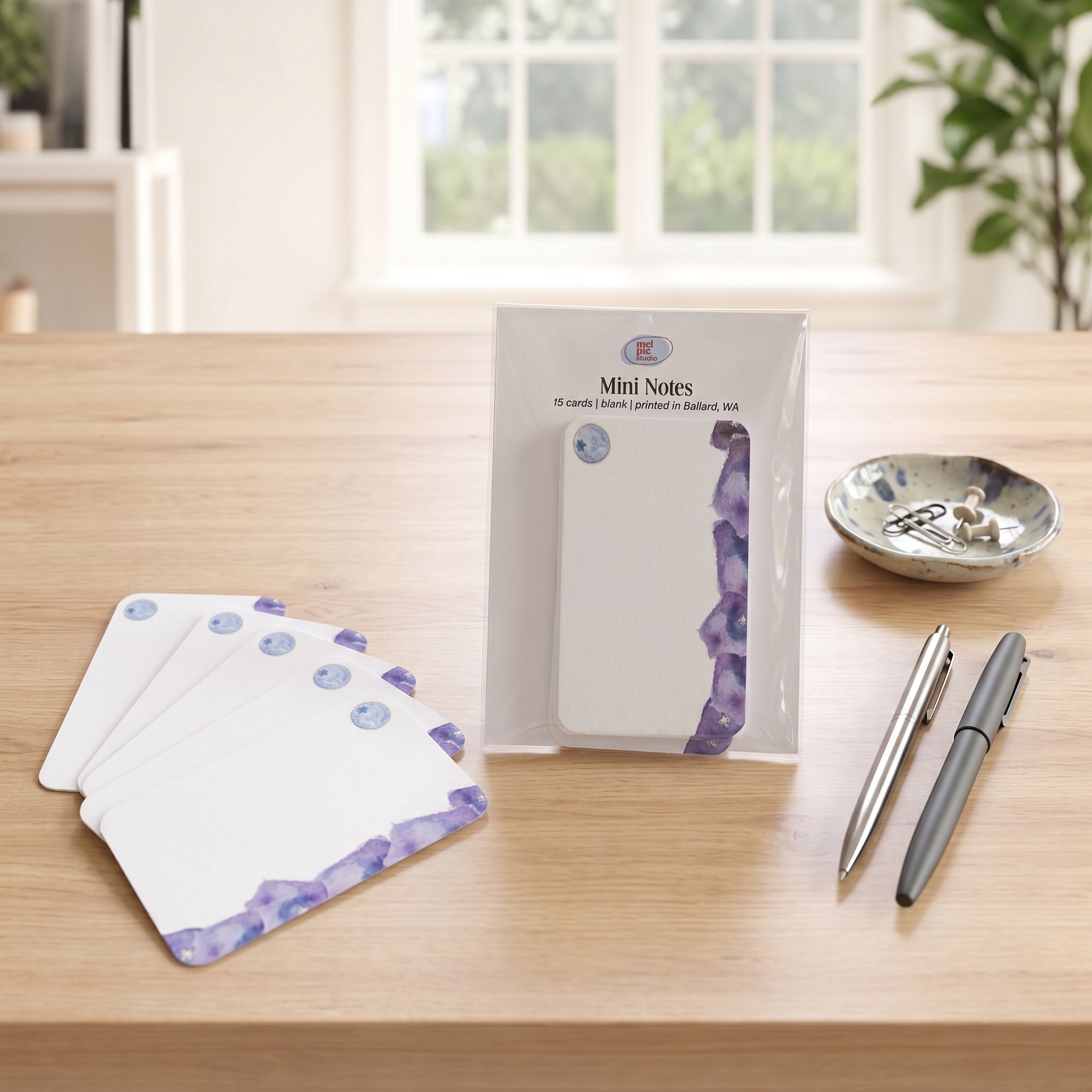 Blueberry moon mini notes