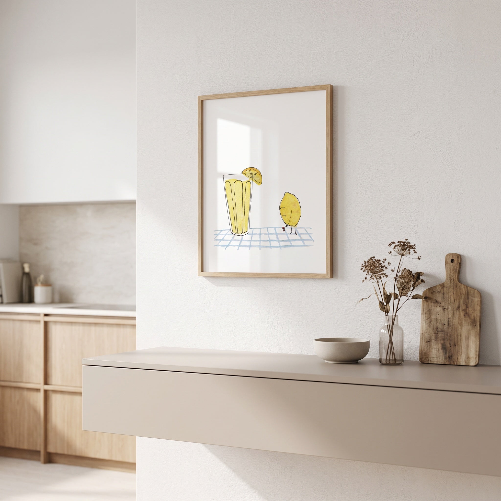 Mourning Lemon Art Print