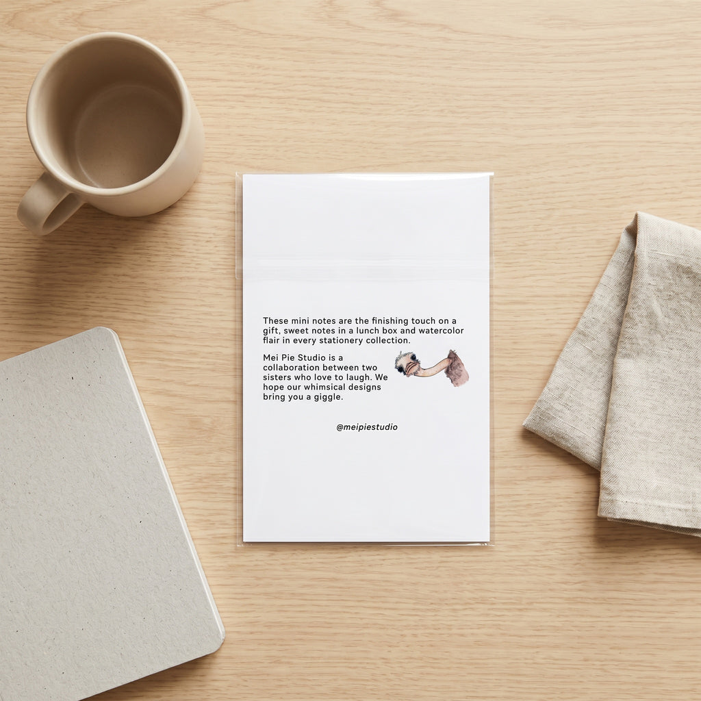 Blueberry moon mini notes